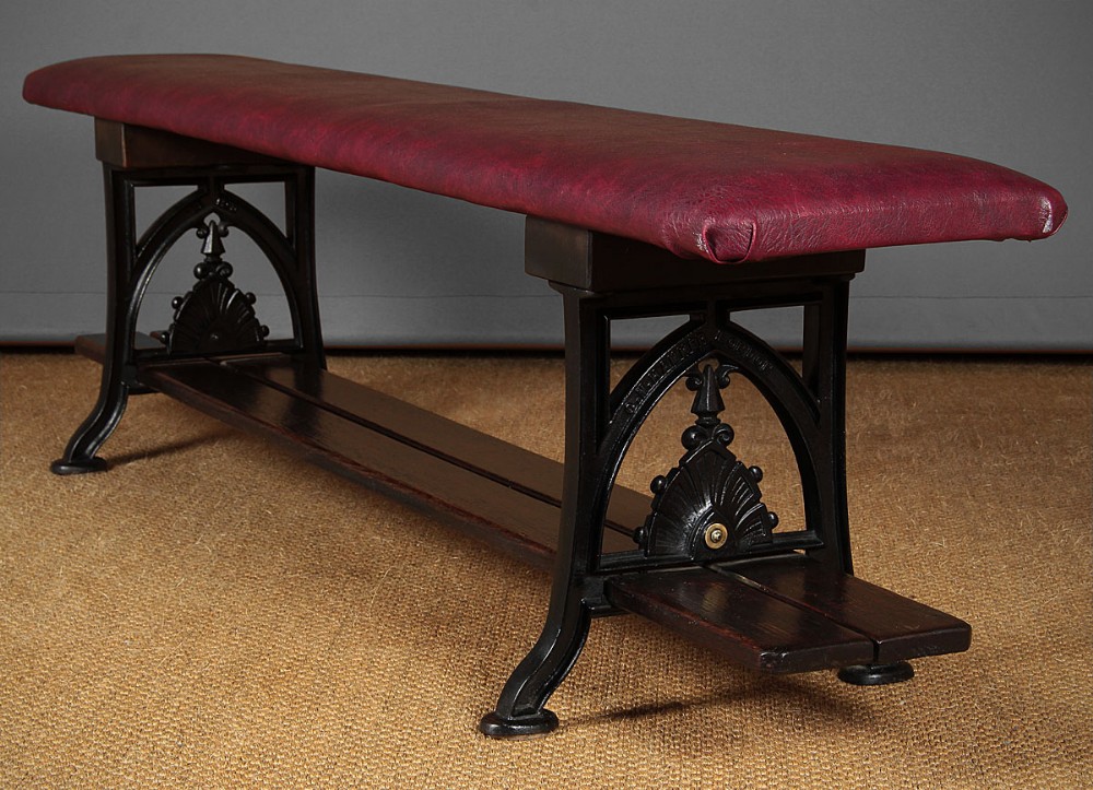 Cast Iron Hall Bench by G.M Hammer of London  c.1880.