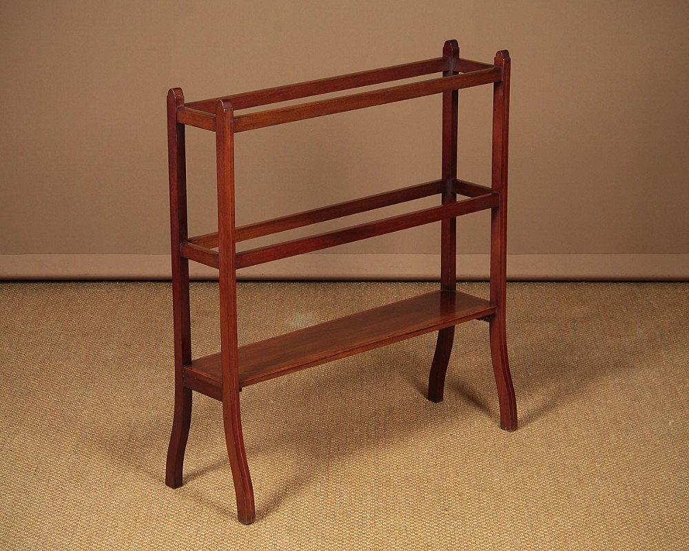 Edwardian Mahogany Towel Rail c.1905.