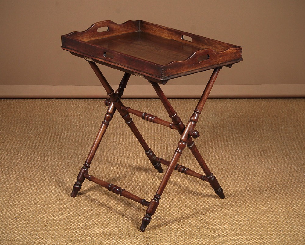 Late 19th.c. Butler’s Tray On Stand c.1880.
