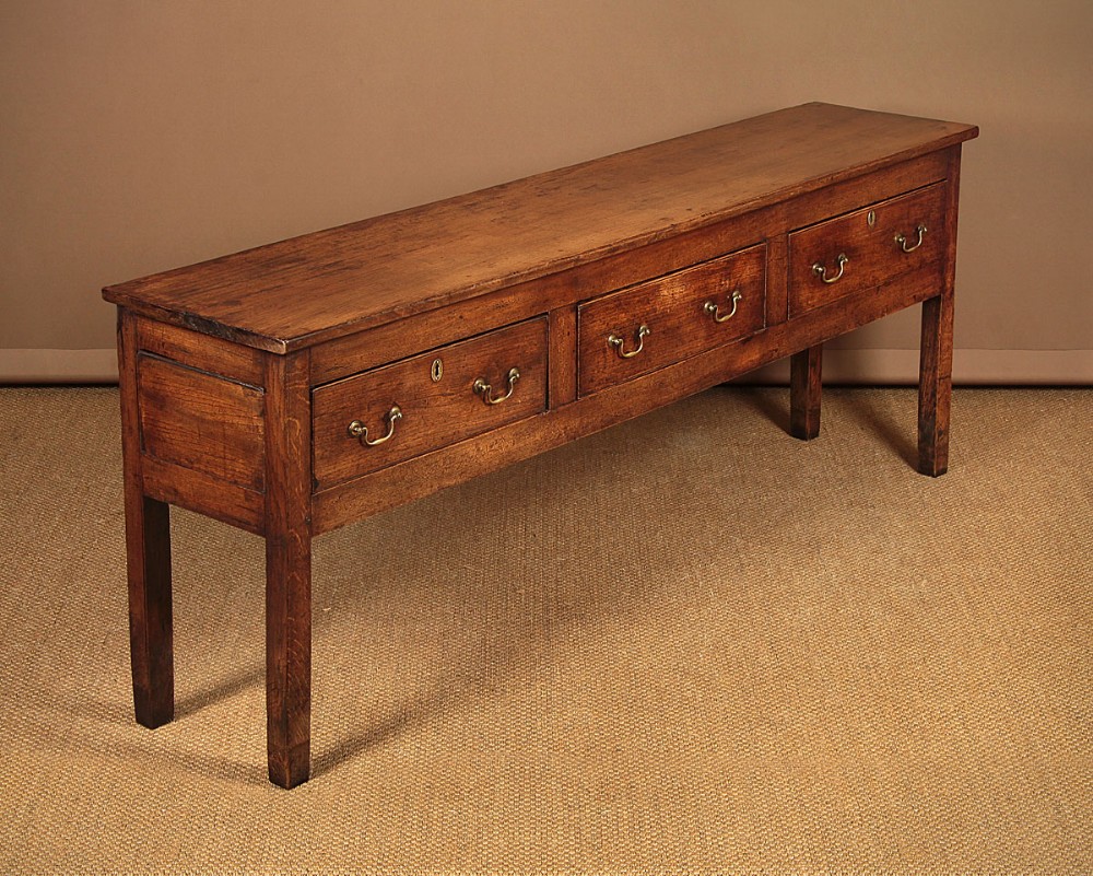 Long Elm Welsh Dresser Base c.1800.
