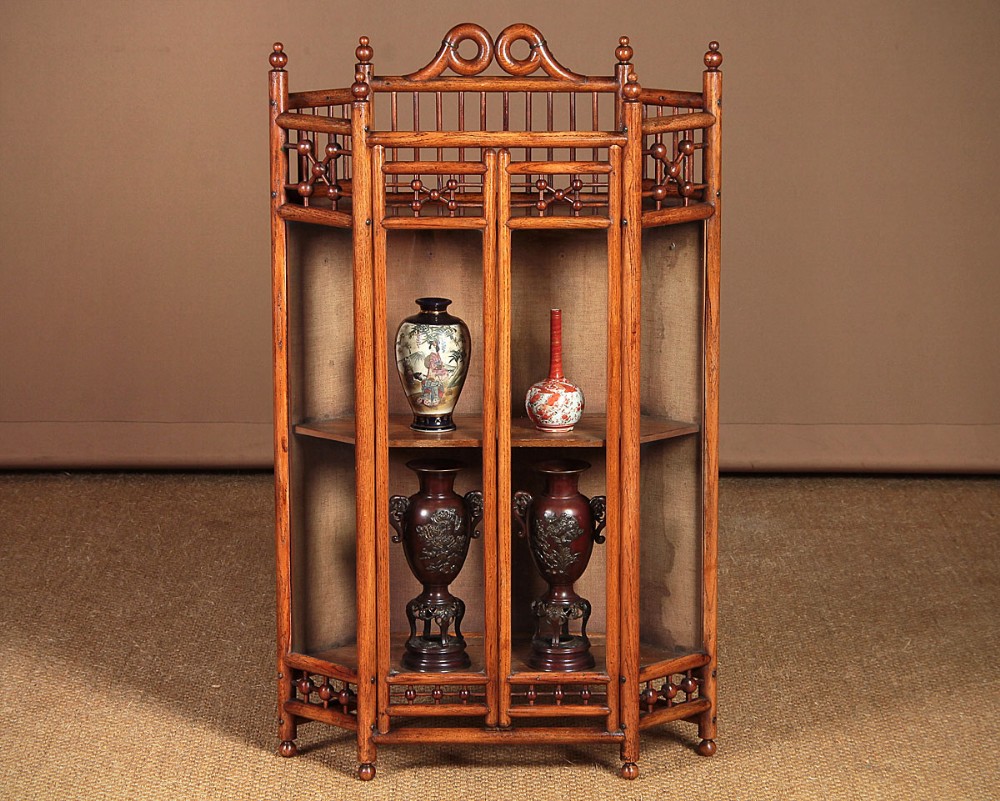 Small Corner Display in the Manner of Liberty & Co. c.1880.