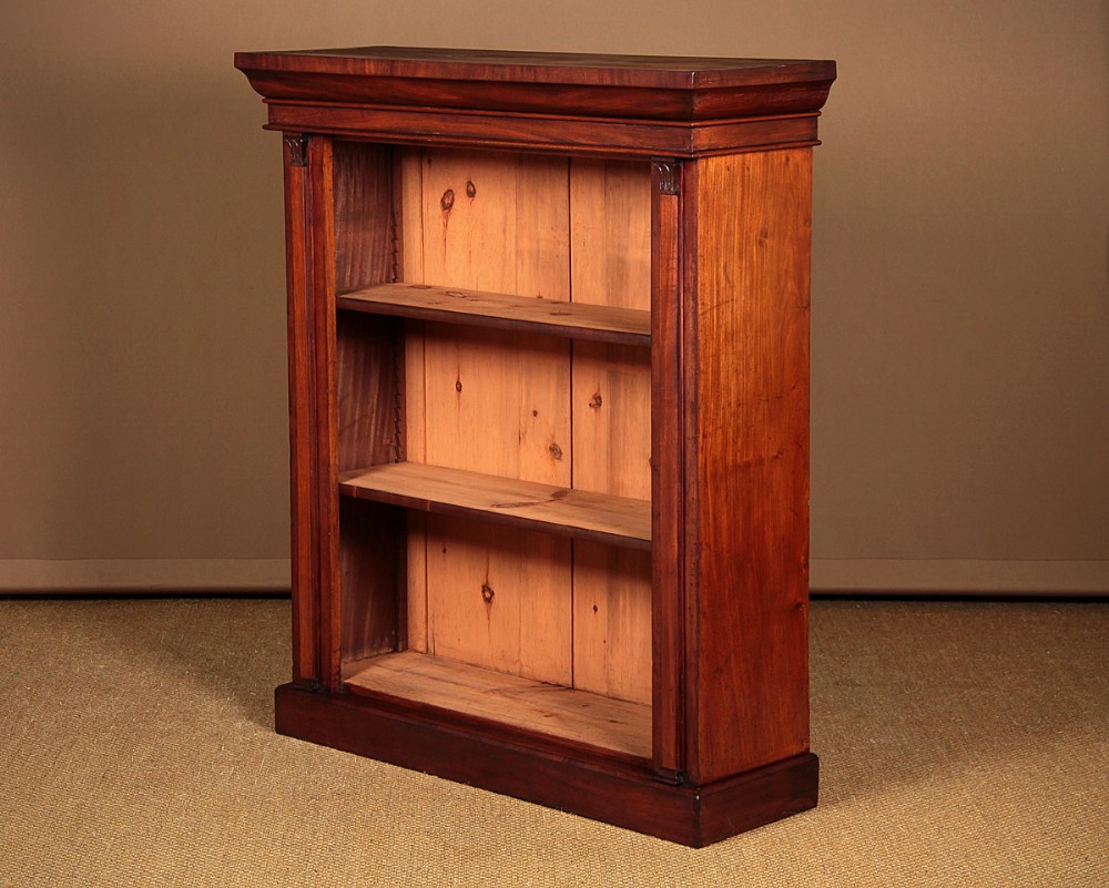 Mid 19th.c. Mahogany Open Bookshelves c.1860.