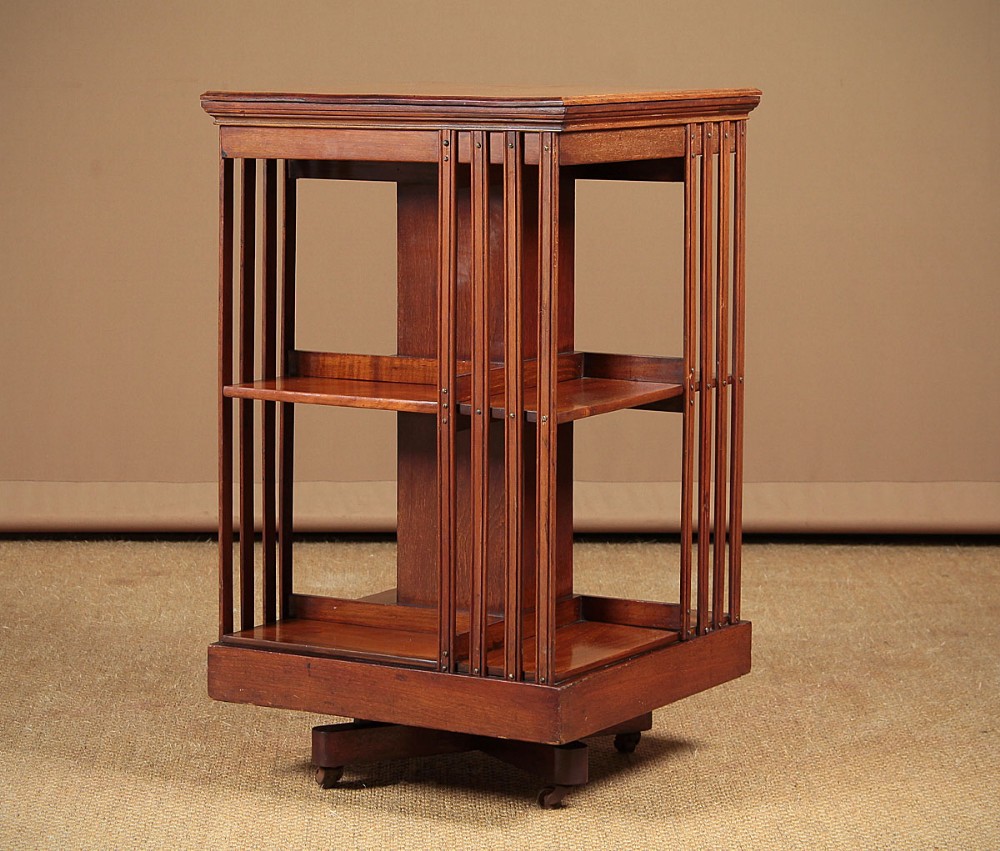 Edwardian Mahogany Revolving Bookcase c.1910.