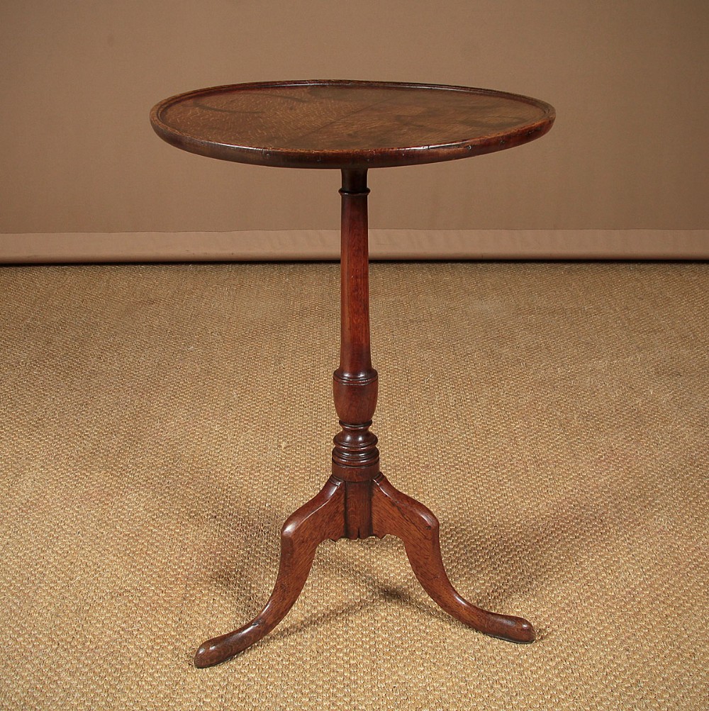 Georgian Oak Tripod Wine Table c.1790.