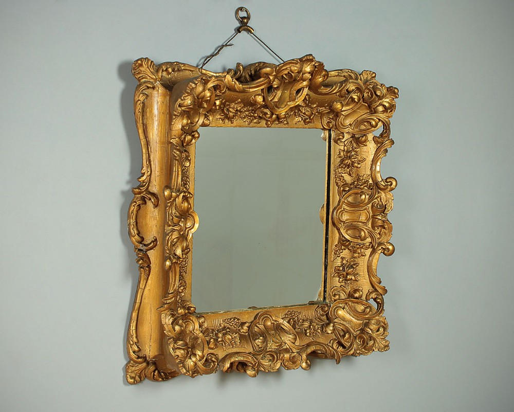 19th.c. Gilt Frame Wall Mirror c.1880.