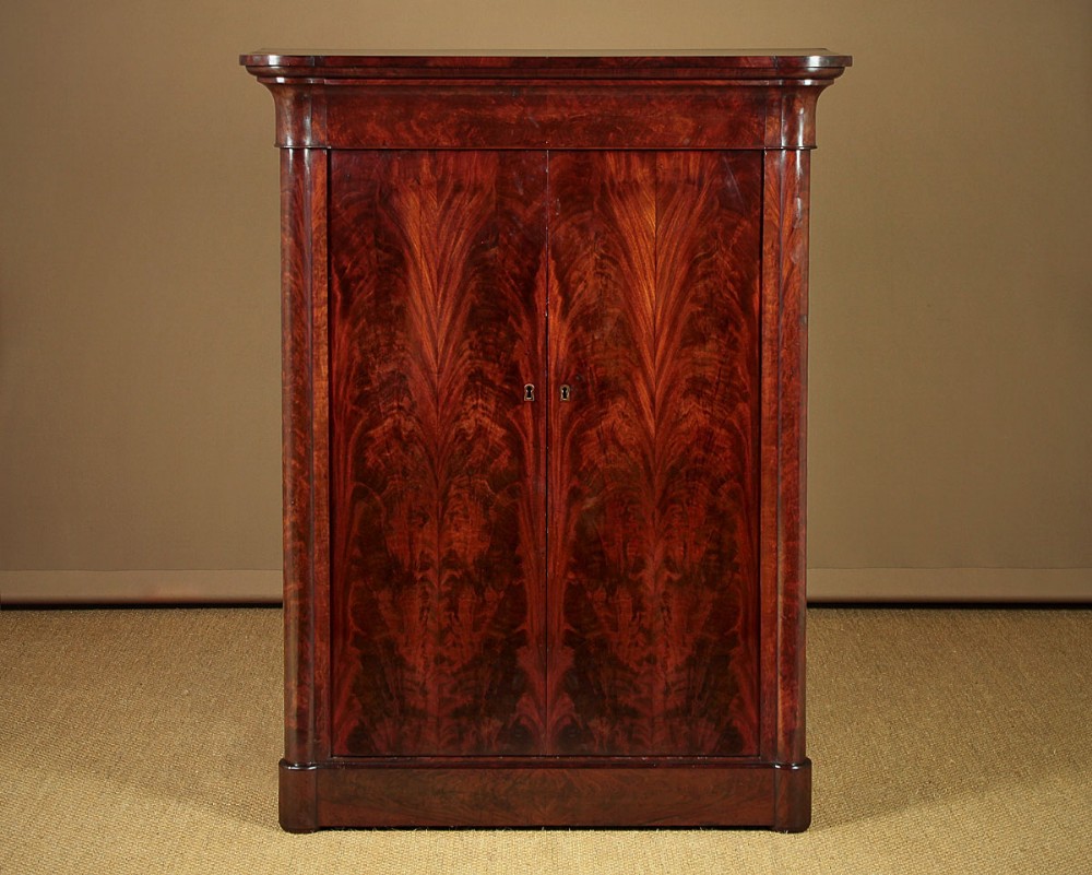 Biedermeier Side Cabinet with Drawers c.1820.