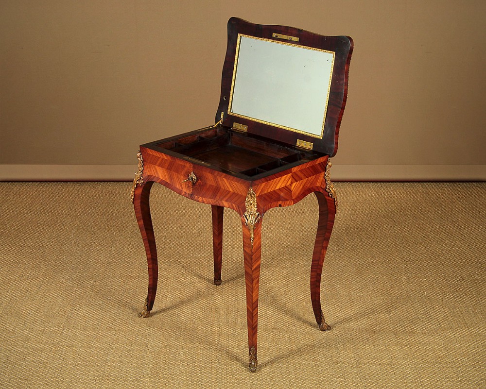Ormolu Mounted Jewellery Box Dressing Table c.1890.