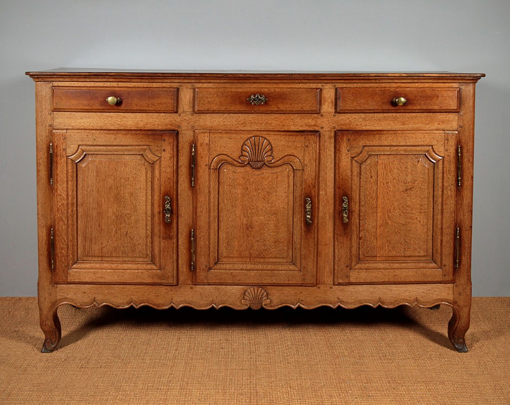 Large French Oak Dresser Base c.1820.