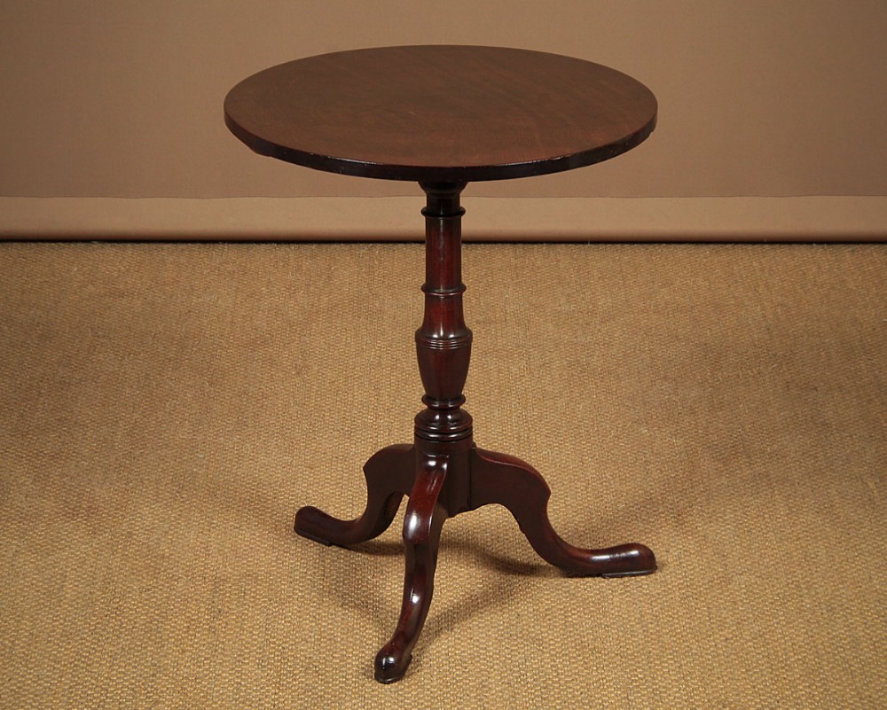 Georgian Mahogany Tripod Wine Table c.1790.