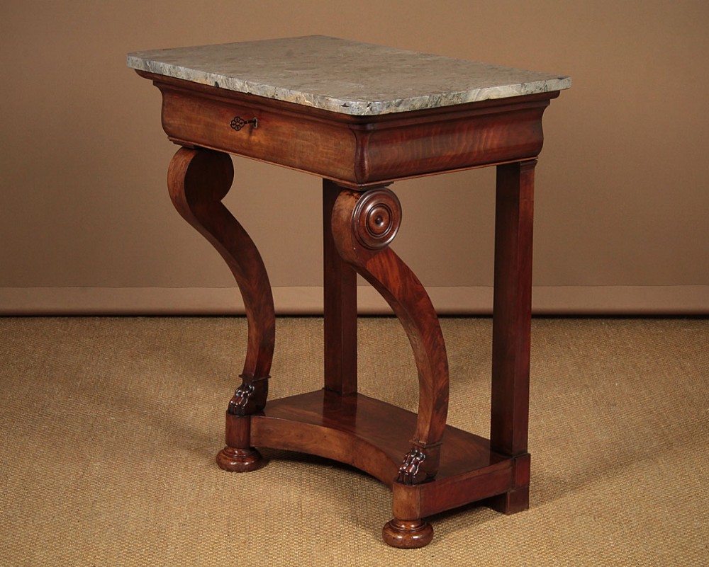 Small Marble Top Console Table c.1840.