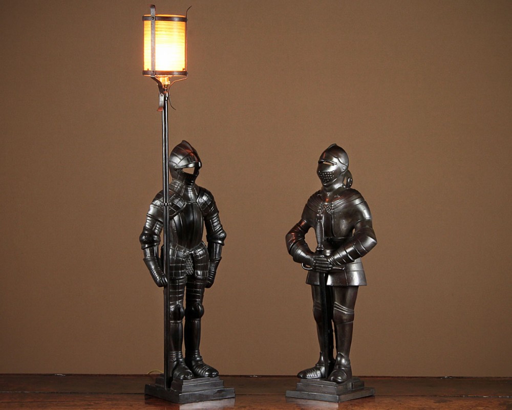 Steel Lamp & Fire Place Companion Set c.1930.