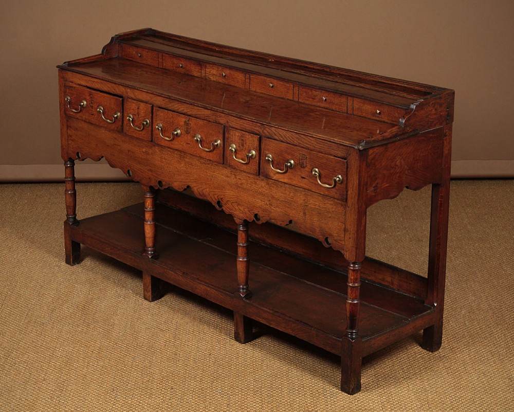 Georgian Oak Dresser Base c.1790.