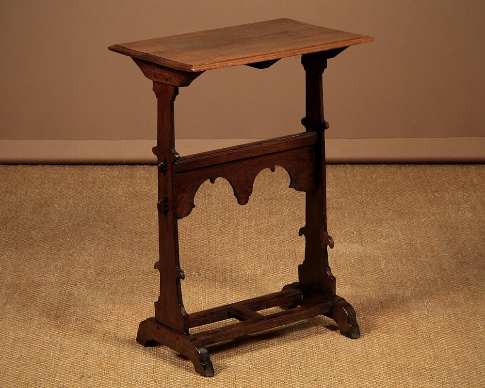 Early Oak Side Table.