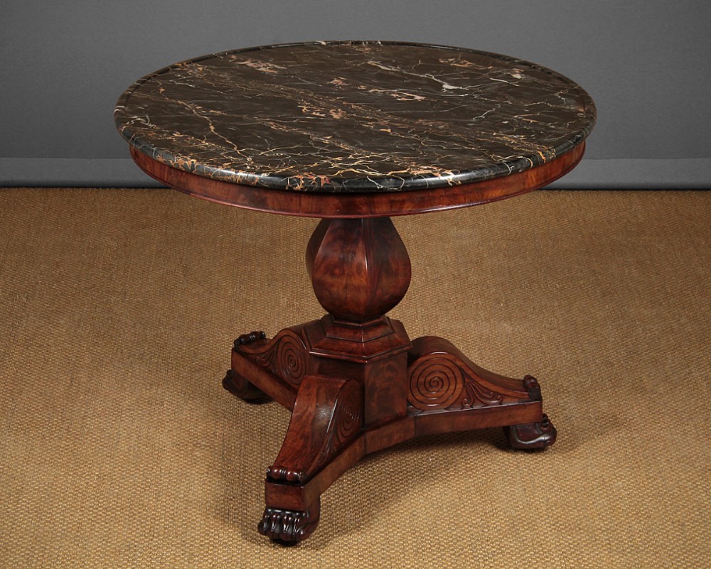 Marble Top Gueridon Side Table c.1860.