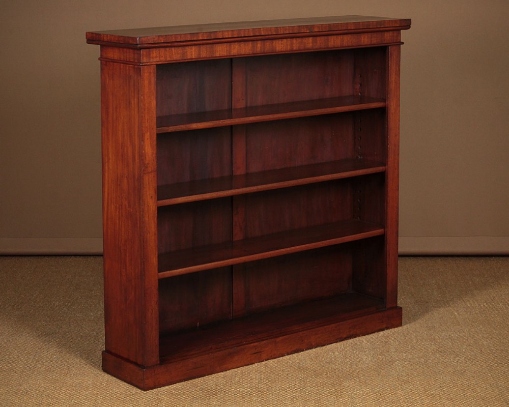 Mahogany Open Bookcase c.1910.