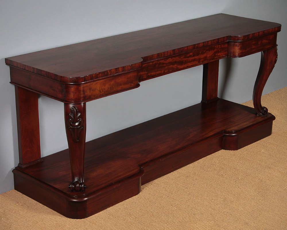 Long Mahogany Serving Sideboard c.1860.