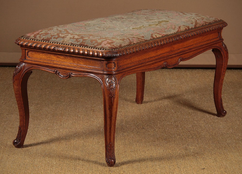 Large Oak Stool c.1910.