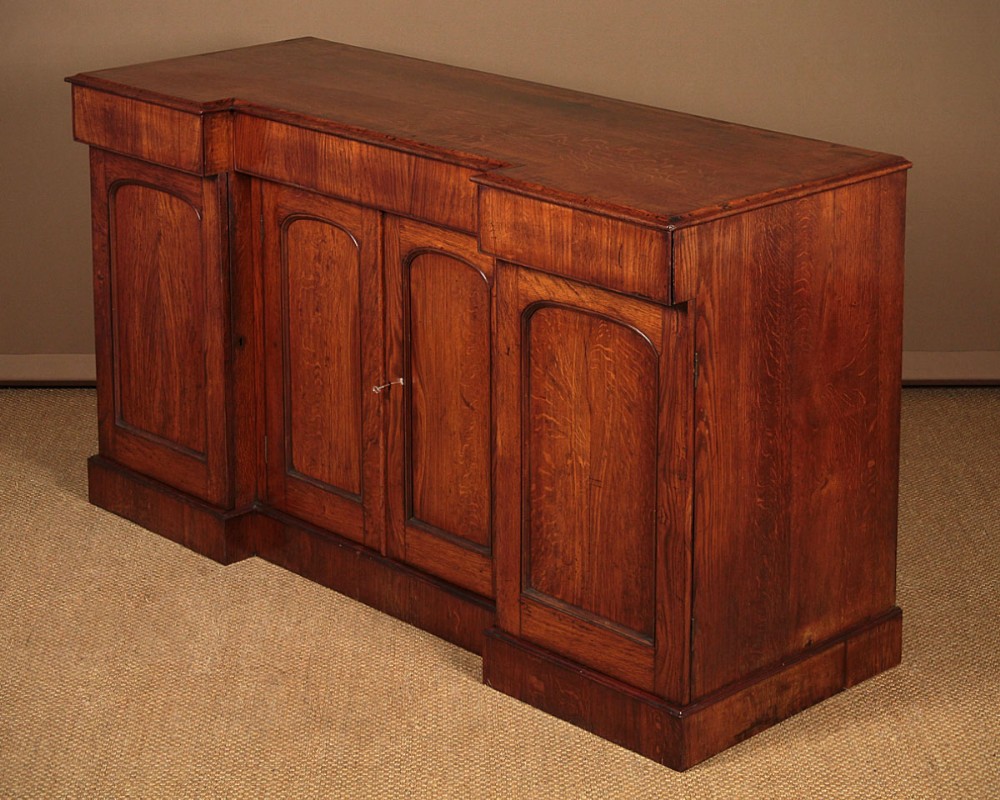 Oak Four Door Sideboard c.1870.