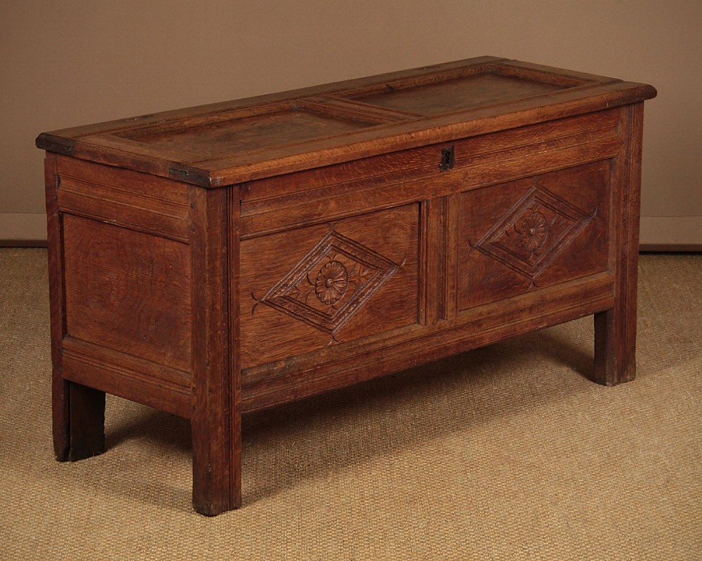 Small Oak Coffer c.1760