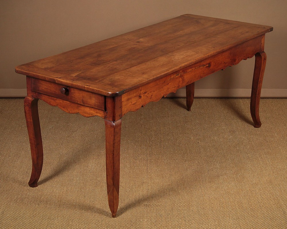 French Cherry Kitchen Dining Table c.1790.