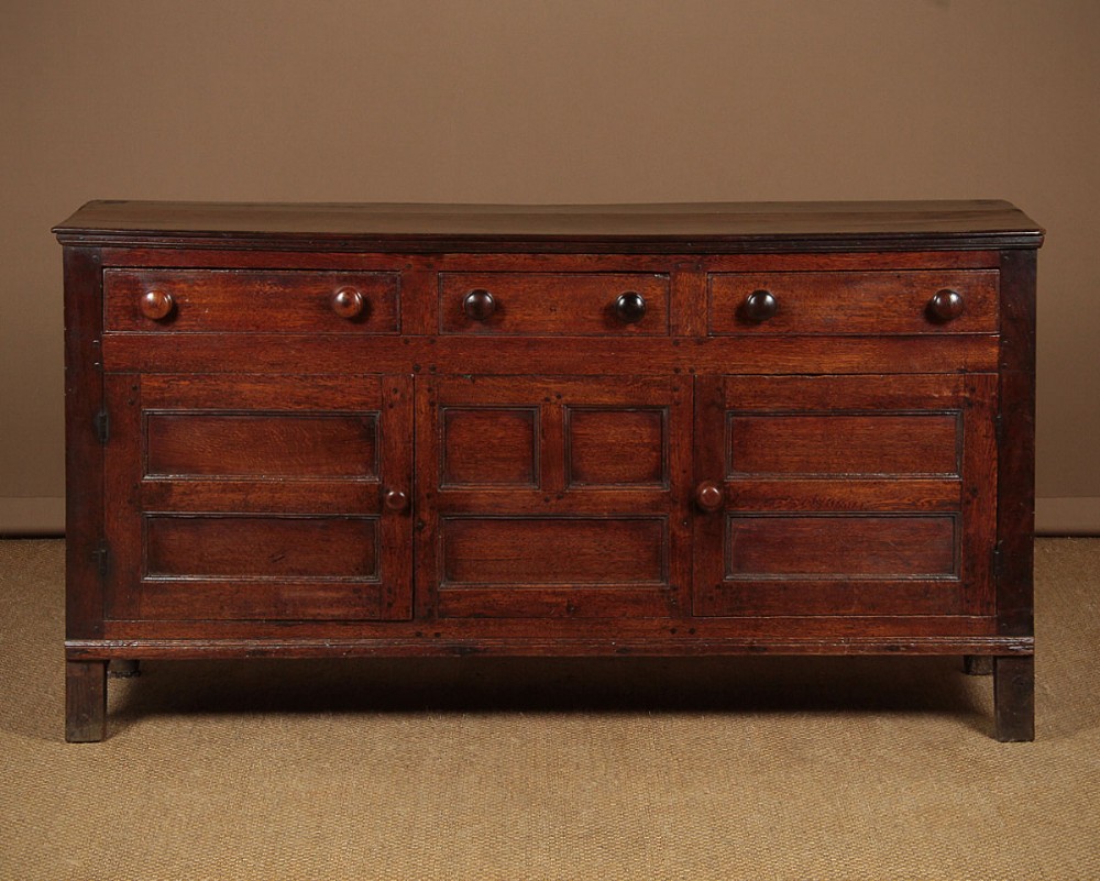Welsh Oak Cupboard Dresser Base c.1800