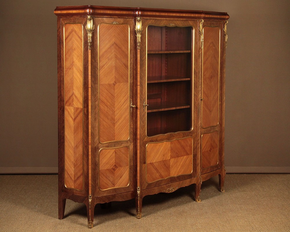 Large Louis XV Style Three Door Cabinet c.1930.