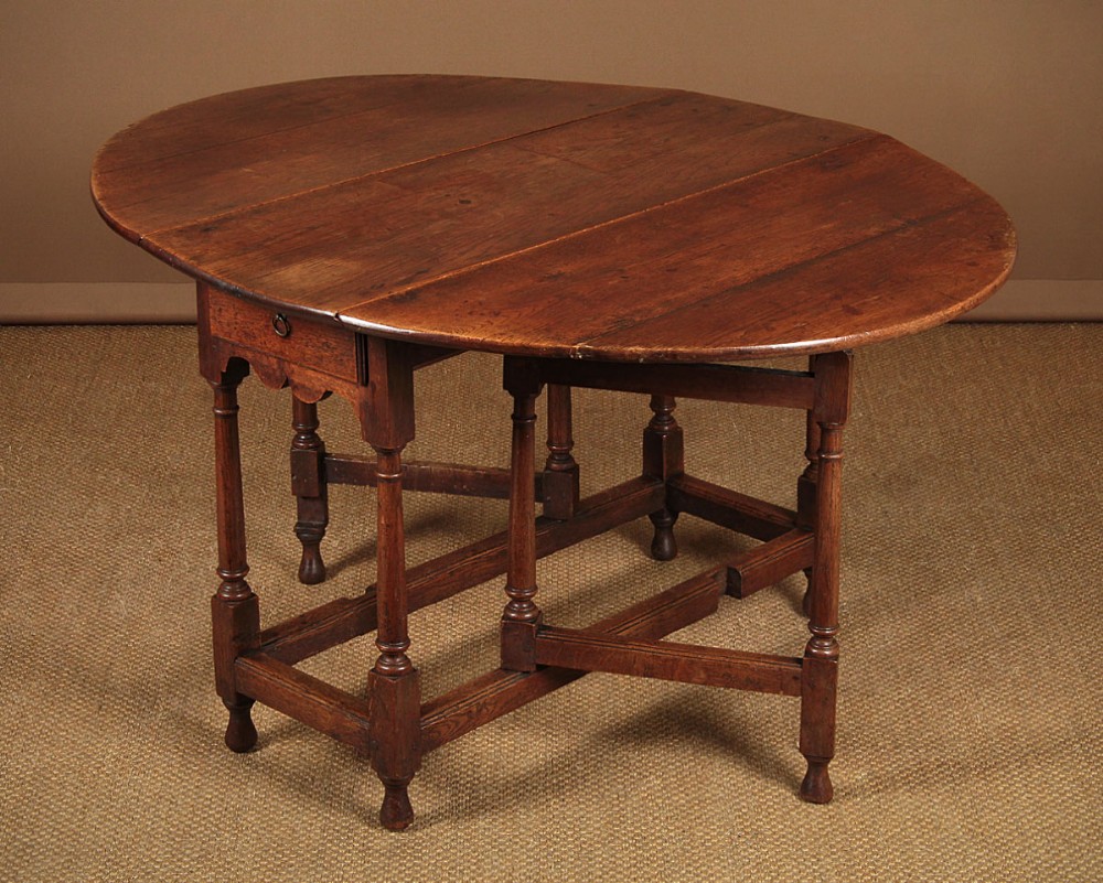 18th.c. Oak Gateleg Supper Table c.1780.