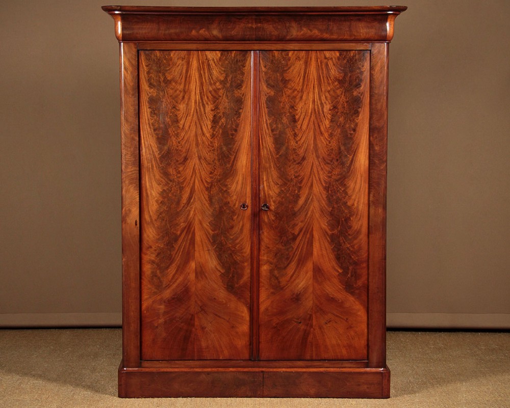 Mahogany Press Cupboard c.1860.