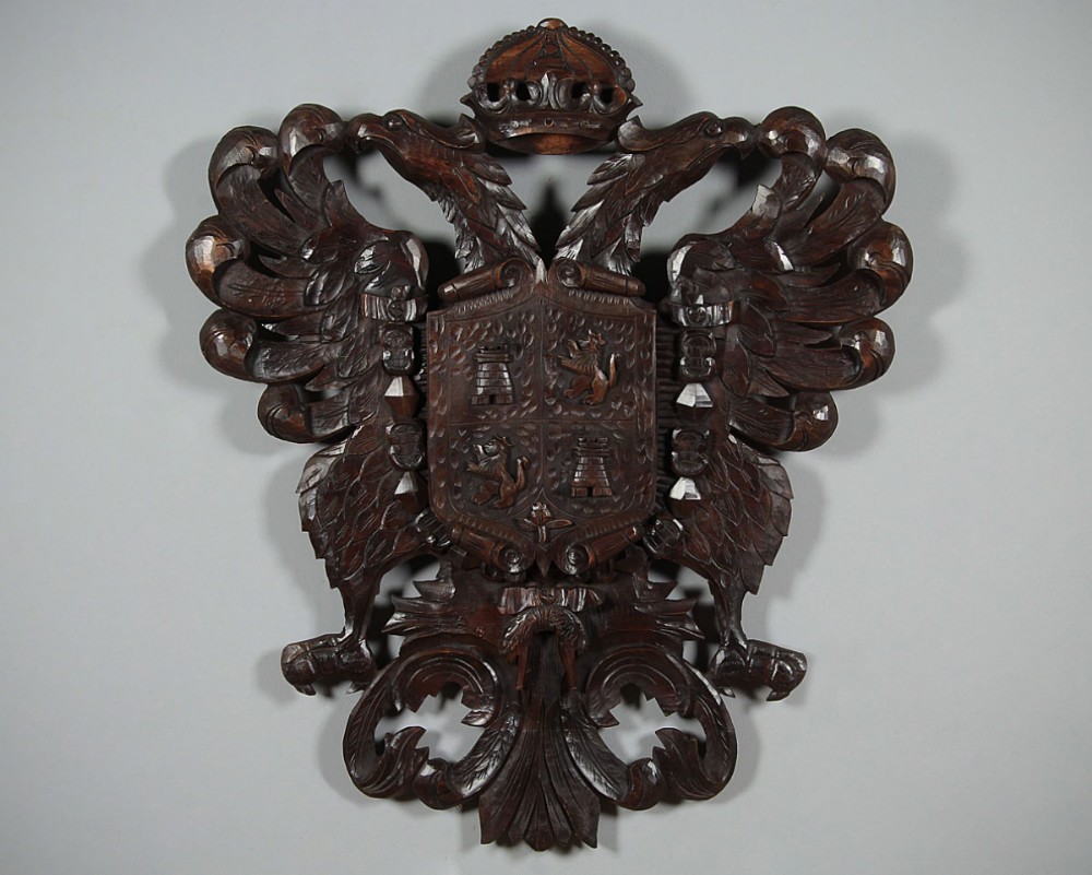 Large Carved Arms of the City of Toldeo c.1930