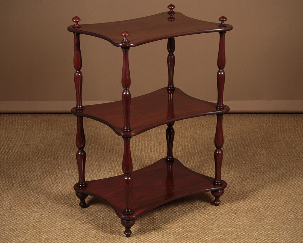 Three Tier Mahogany Dumb Waiter c.1850.