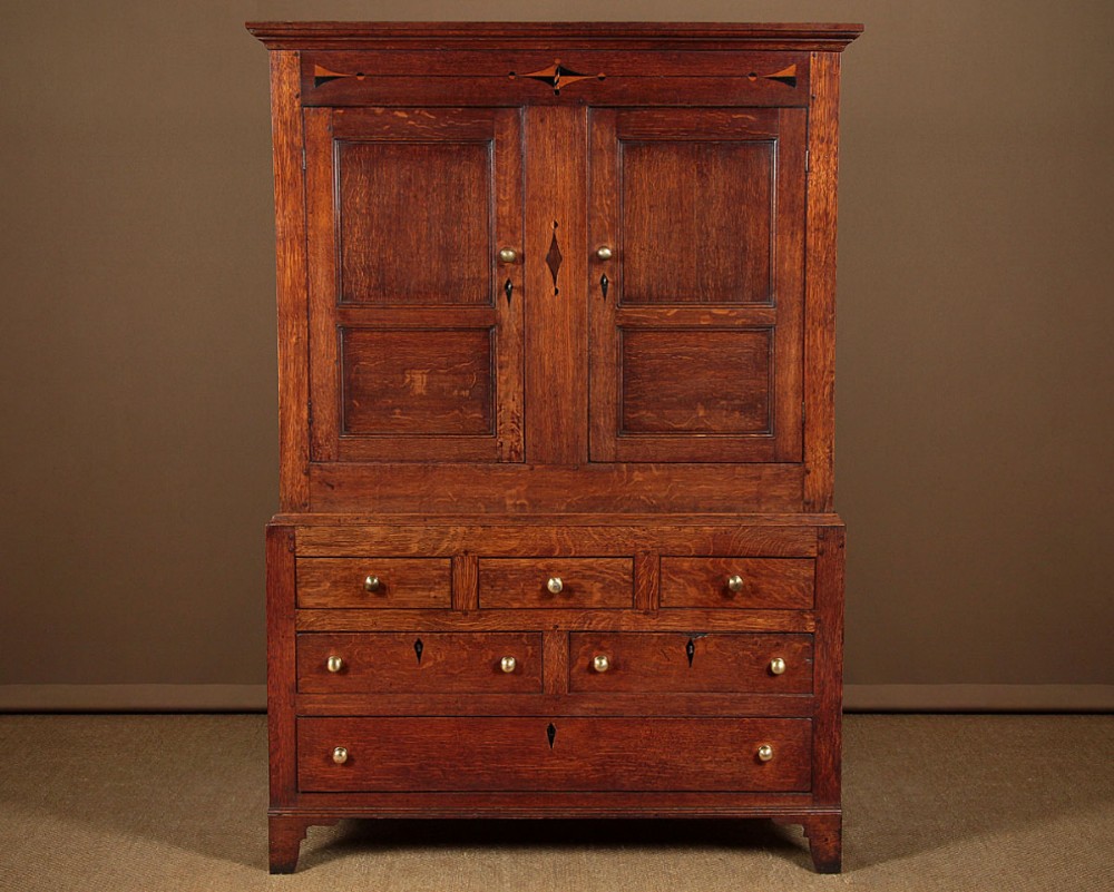 Welsh Oak Tack Cupboard c.1820