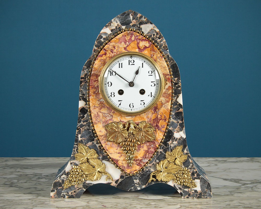 Art Deco Marble Mantle Clock c.1930