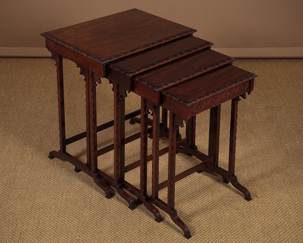 Nest of Four Tables by Waring & Gillows of Lancaster c.1920
