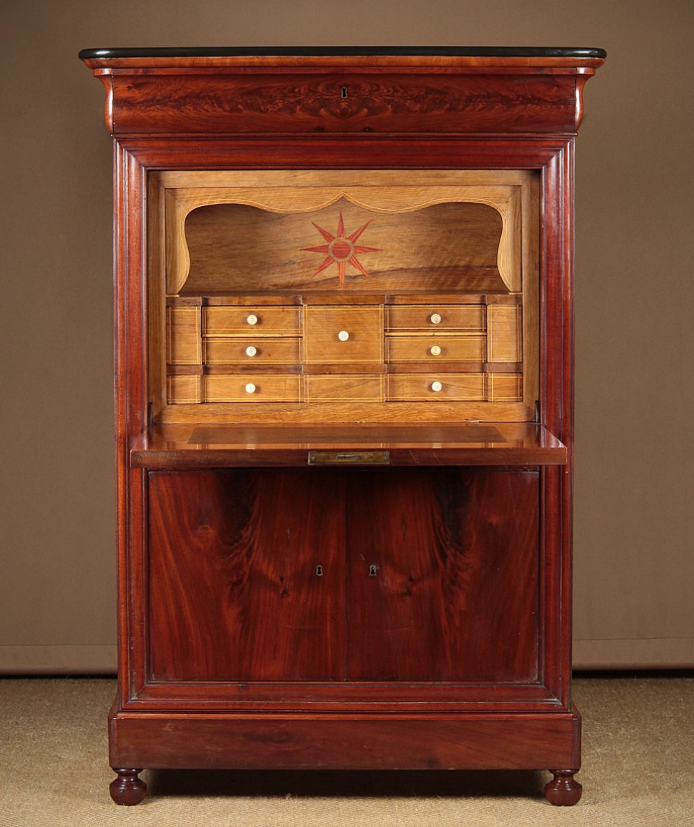 Mahogany Secretaire Abattant c.1860