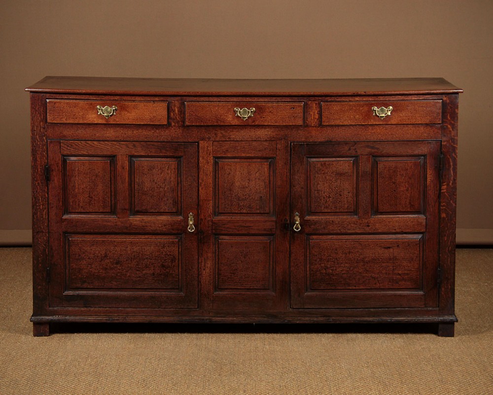Georgian Oak Dresser Base c.1800