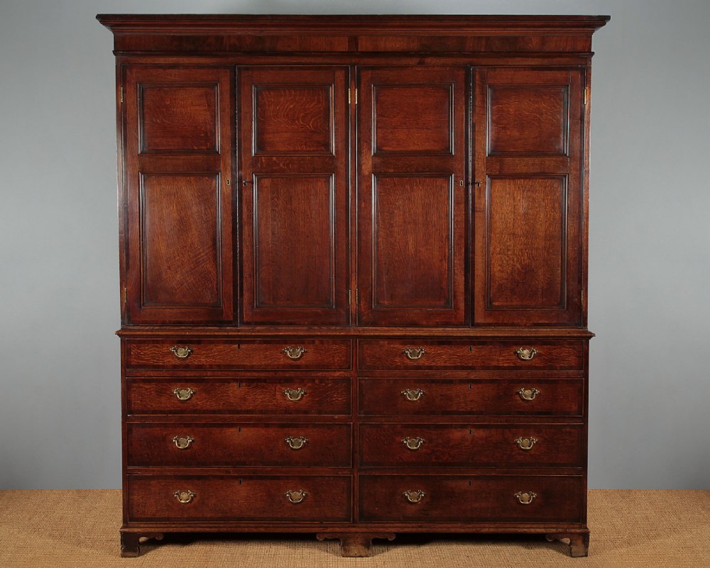 Georgian Oak Housekeeper’s Cupboard c.1810.