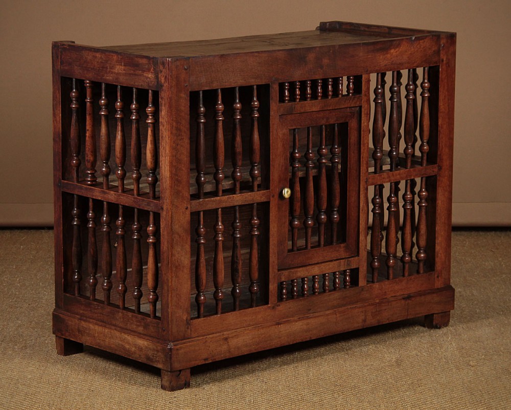 18th.c. Fruitwood Bread Hutch c.1780.