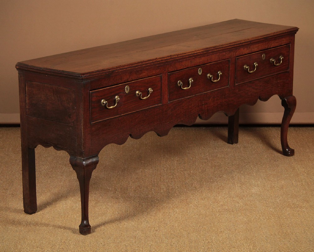 Georgian Oak Welsh Dresser Base c.1780