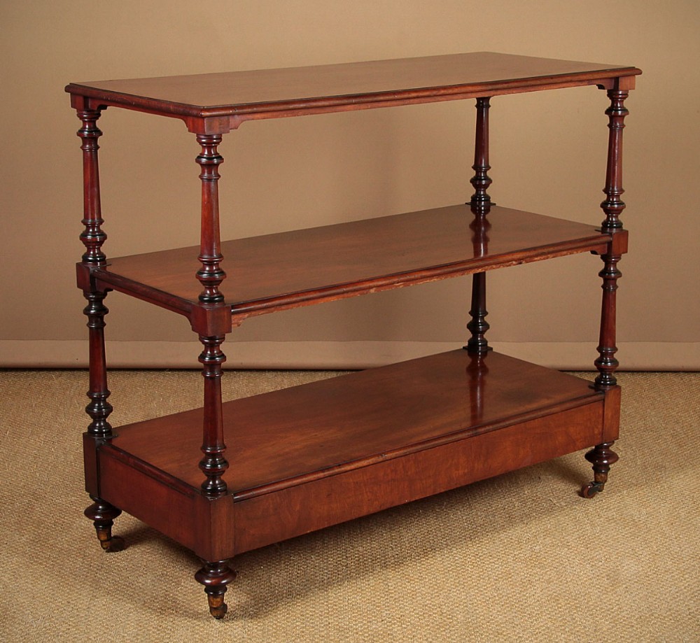 Mahogany Dumb Waiter by Lamb of Manchester c.1870