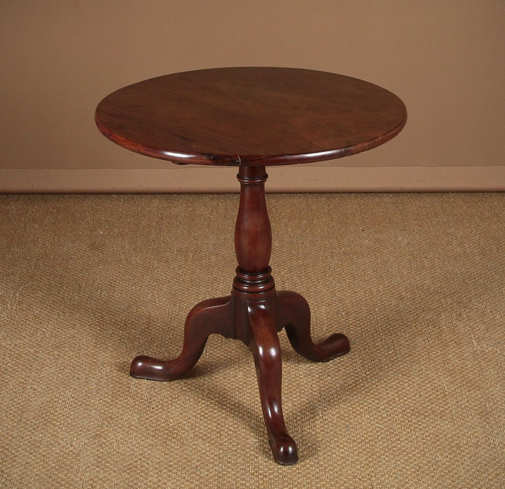 Georgian Mahogany Tripod Wine Table c.1800
