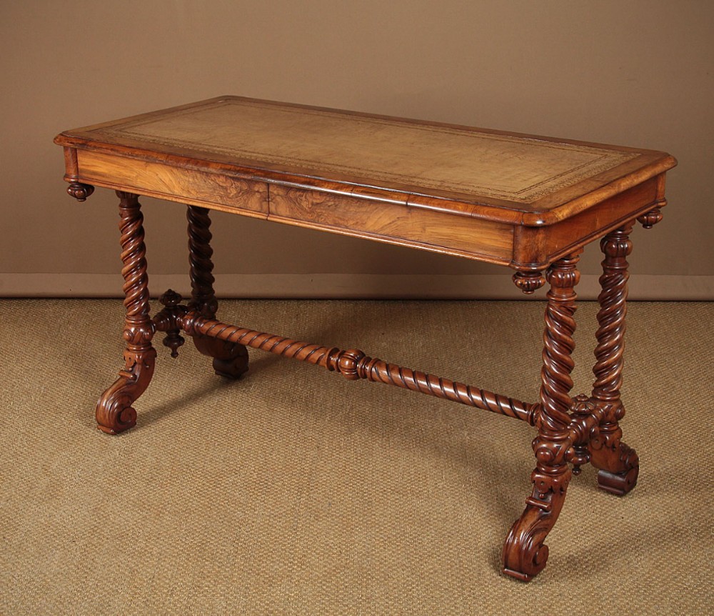 Walnut Writing Desk by C.Hindley & Sons c.1860