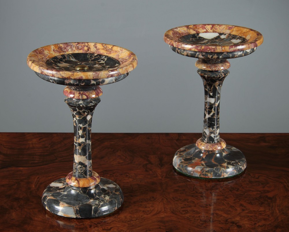 Pair of Marble Tazza c.1910