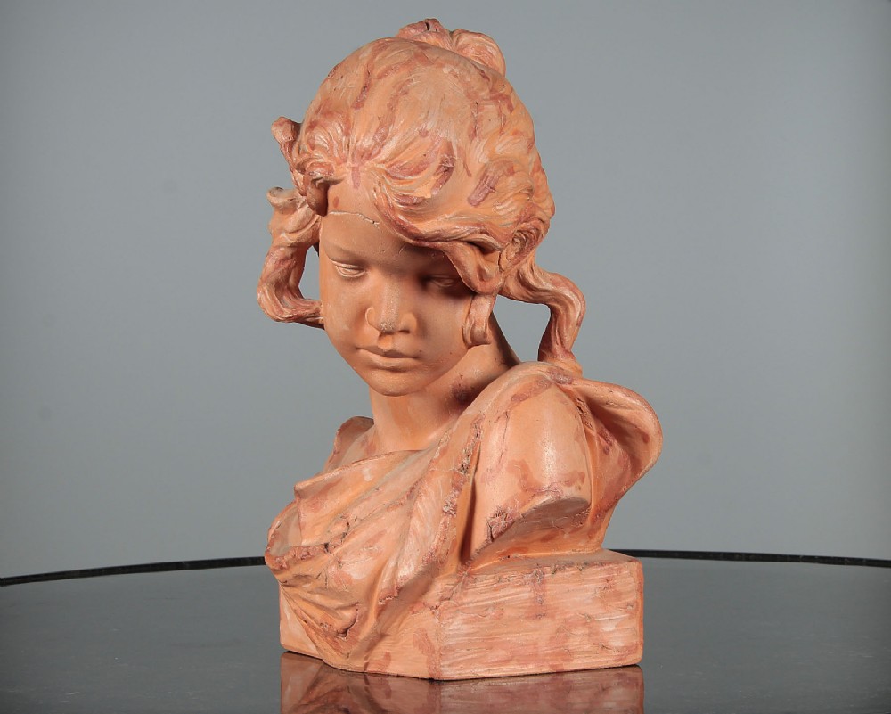 Terracotta Bust of a Girl c.1920