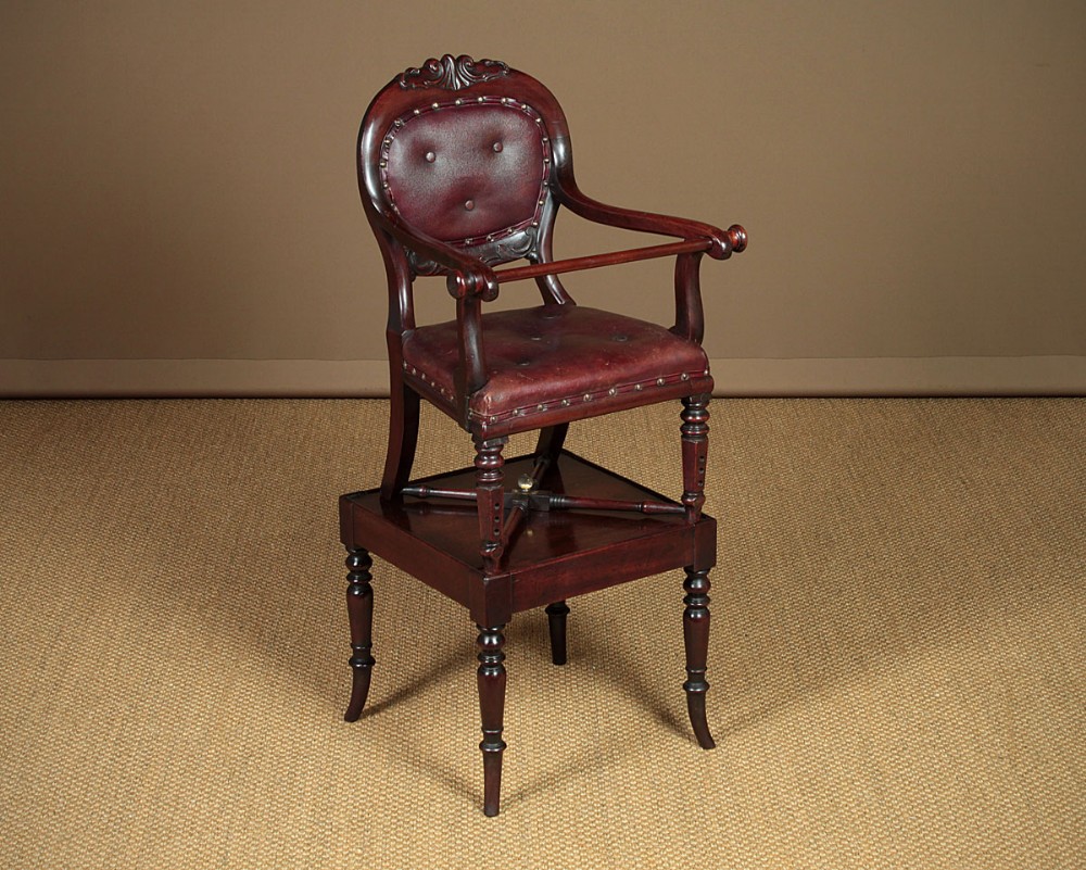 Metamorphic Child’s Highchair and Table c.1860.