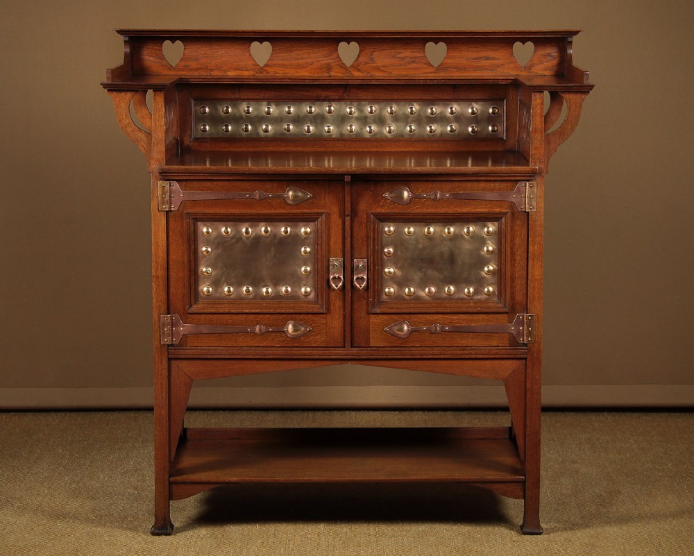 Arts & Crafts Oak Side Cabinet c.1910