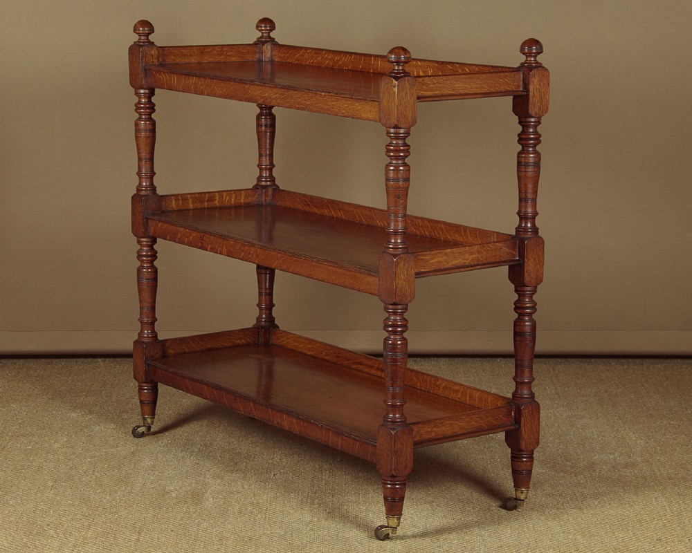 Oak Dumb Waiter c.1880