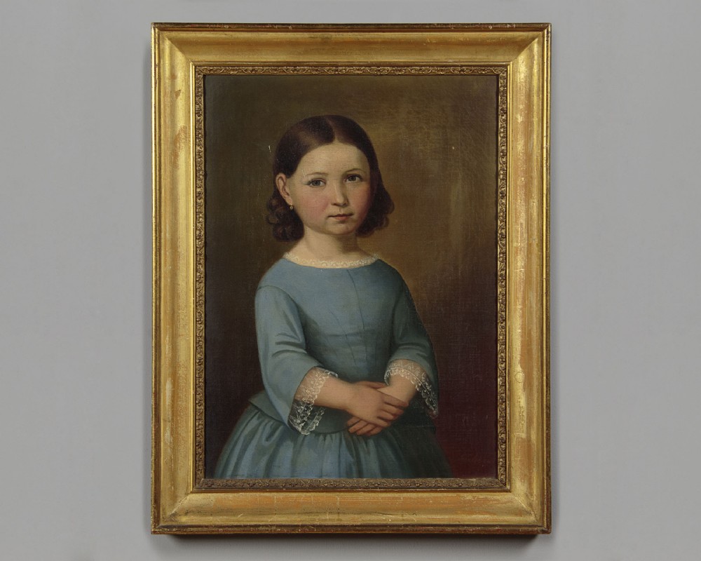 Portrait of a Girl dated 1854