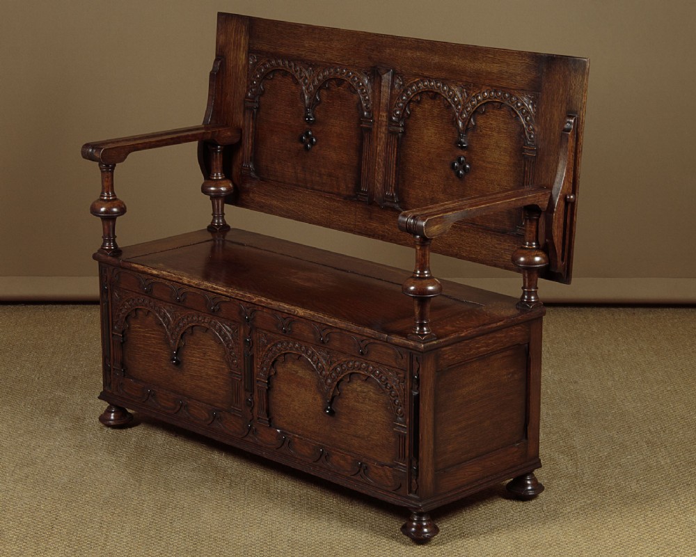 Oak Monk’s Bench c.1920