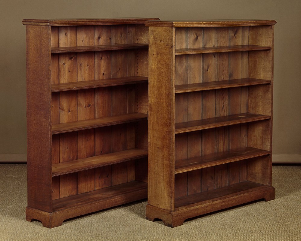 Pair of Oak Bookshelves c.1910