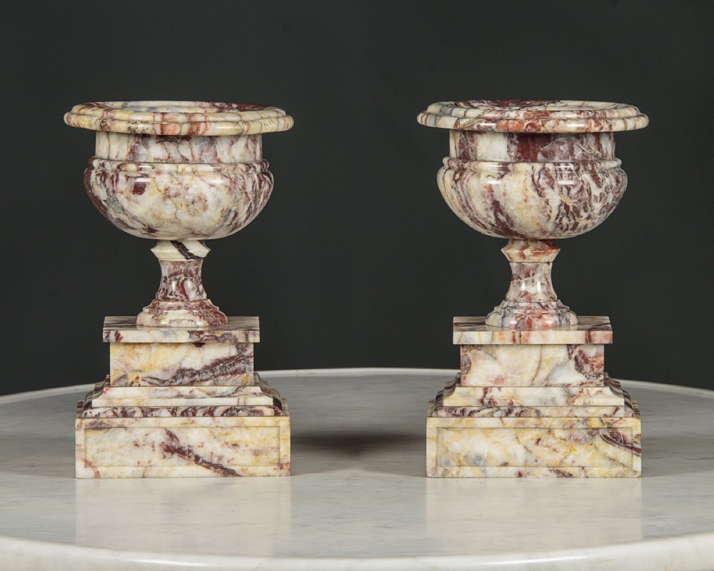 Pair of Marble Tazzas c.1890